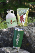Load image into Gallery viewer, Bigfoot Travel Mug with Quart of "Wood Fired" Syrup and Bag of Coffee gift box
